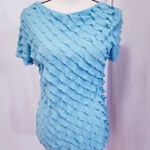 Notations Women's Ruffled Top Small